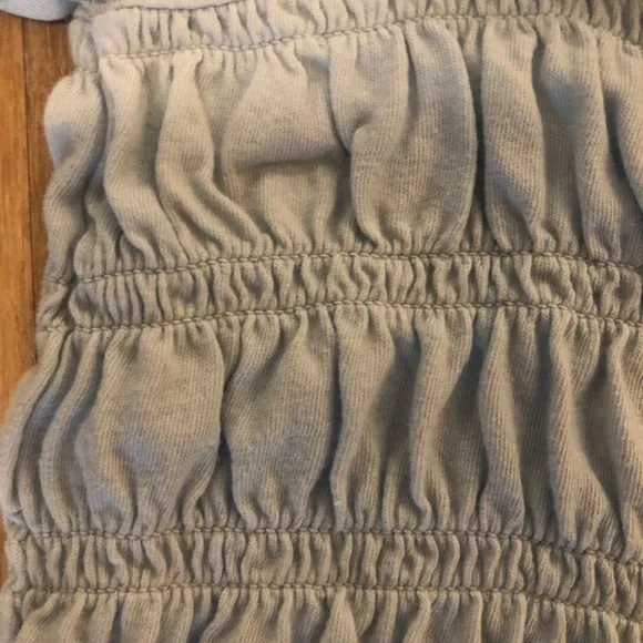 Girls’ light blue ruched short sleeve top - Picture 3 of 3